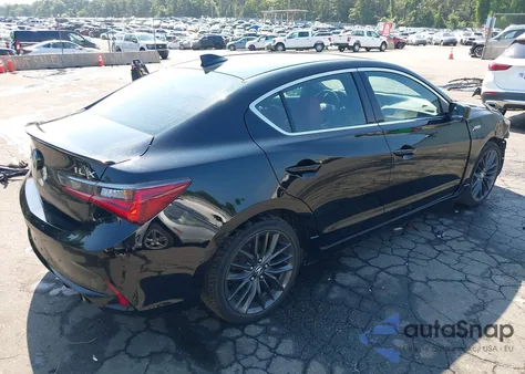 2022 Acura Ilx Premium A-Spec Packages/Technology A-Spec Packages from USA, damaged, VIN 19UDE2F89NA006197